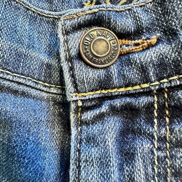 Old Navy The Flirt Bootcut Leg Jeans Women's 2 Short Blue Low Rise Medium Wash - Picture 5 of 12